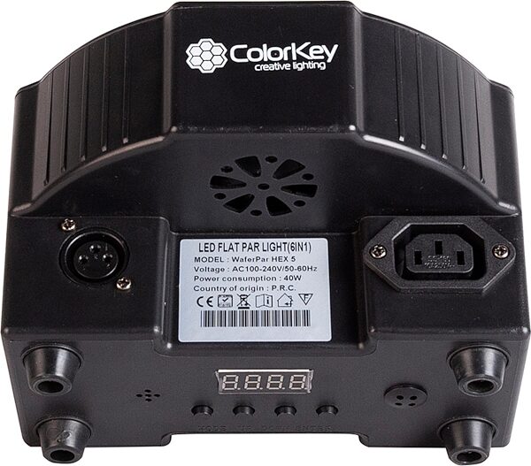 ColorKey WaferPar HEX 5 Light, Action Position Back
