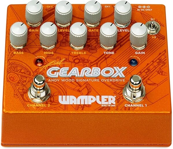 Wampler Andy Wood Gearbox Dual Overdrive Pedal, New, Main