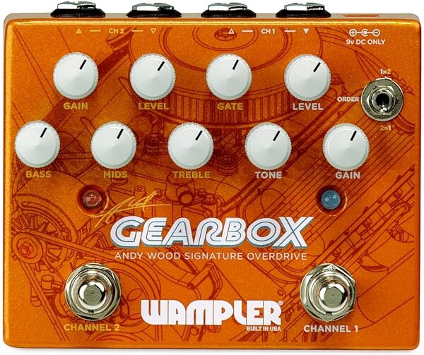 Wampler Andy Wood Gearbox Dual Overdrive Pedal, New, Main