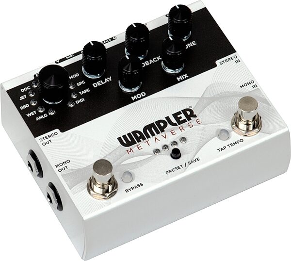 Wampler Metaverse Multi-Delay Pedal, New, Action Position Back