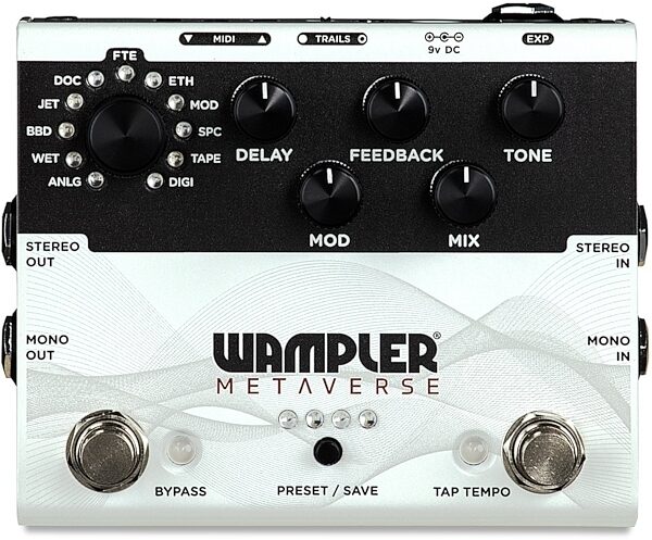 Wampler Metaverse Multi-Delay Pedal, New, view