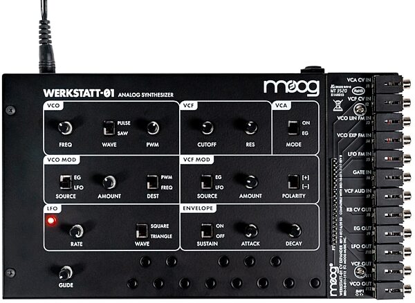 Moog Werkstatt-01 Analog Synthesizer Kit and CV Expander, New, Action Position Back