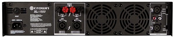Crown XLI1500 Power Amplifier (450 Watts), New, Back