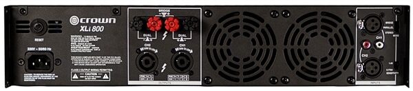 Crown XLI800 Power Amplifier (300 Watts), New, Back