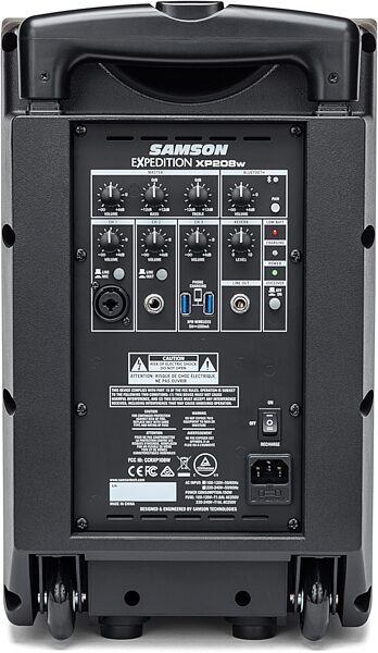 Samson Expedition XP208w Rechargeable PA System, New, Action Position Back
