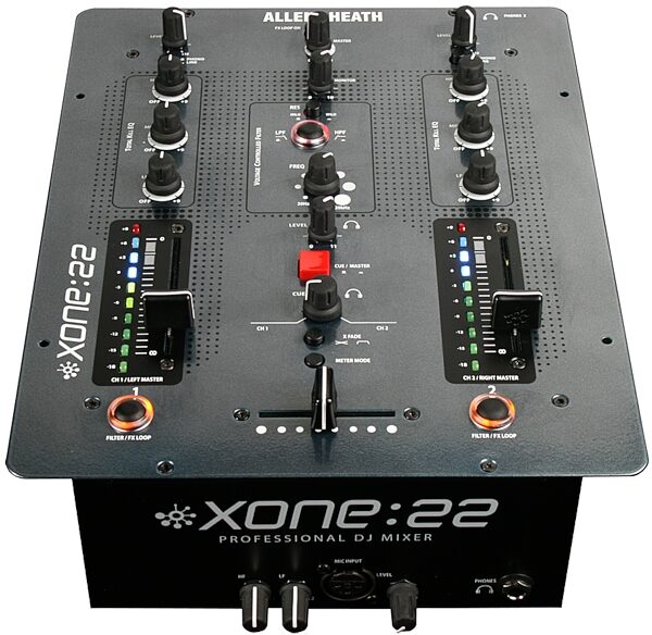 Allen and Heath Xone 22 DJ Mixer (2-Channel), Front