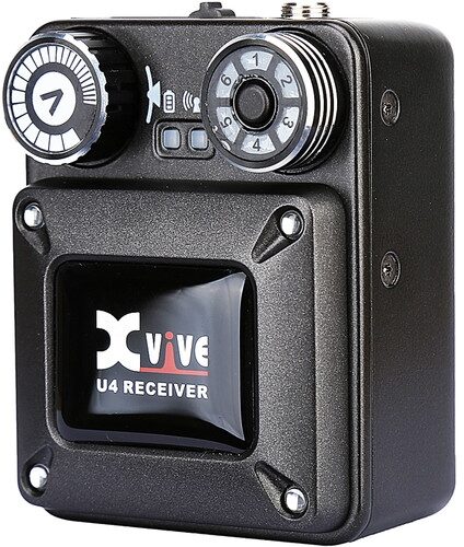 Xvive U4R Receiver for U4 Wireless In-Ear Monitor Systems, New, Angle