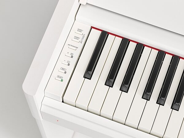 Yamaha Arius YDP-S54 Digital Piano, Satin White, Detail Control Panel