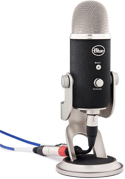 Blue Yeti Pro Multi-Pattern USB and XLR Microphone, New, Y-Cable