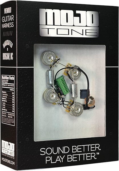Mojotone Solderless Les Paul Wiring Harness, Long Shaft | zZounds