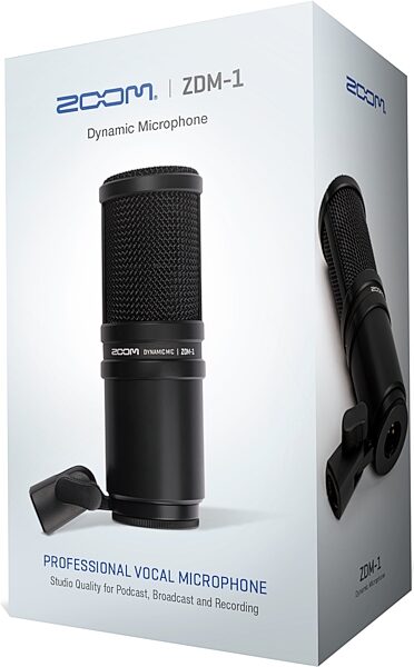 Zoom ZDM-1 Dynamic Vocal Microphone, New, Action Position Back