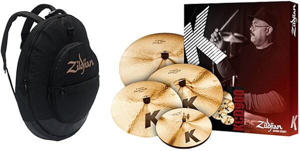 Zildjian K Custom Dark Cymbal Pack, With Free Cymbal Bag, cymbals
