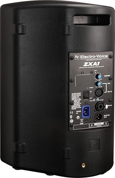 Electro-Voice ZXA1 Active Loudspeaker (800 Watts, 8"), Black, Rear
