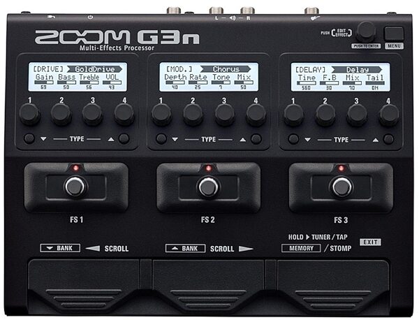 Zoom G3n Multi-Effects Guitar Pedal, New, Main