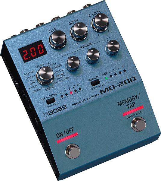 Boss MD-200 Modulation Pedal, New, Action Position Front