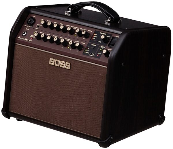 Boss Acoustic Singer Live Acoustic Guitar Amplifier, New, Angle