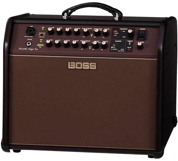 Boss Acoustic Singer Pro Acoustic Guitar Amplifier, New, Angle 2