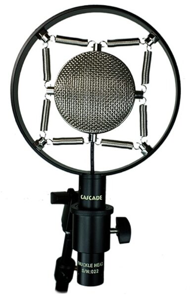 Cascade Microphones Knuckle Head Short Ribbon Mic with Lundahl LL2913 Transformer, Black and Silver