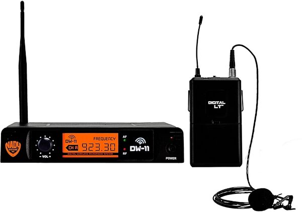 Nady DW-11 Single Transmitter Digital Wireless Lavalier System, Channel D-11, Blemished, Main