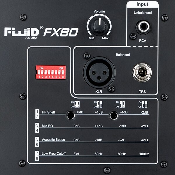 Fluid Audio FX80 Powered Studio Monitor, 8 Inch, View