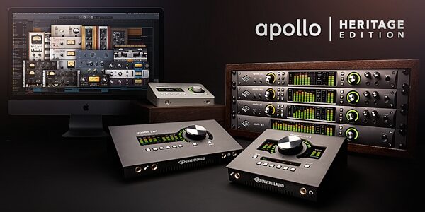 Universal Audio Apollo X4 Thunderbolt 3 Audio Interface, Heritage Edition: Includes premium suite of 10 UAD plug-in titles valued at $2,490, Heritage Edition