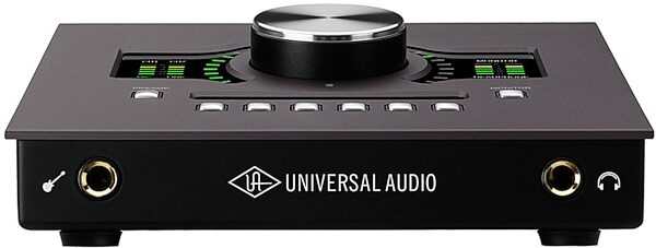 Universal Audio Apollo Twin Duo MkII Thunderbolt 2 Audio Interface, DUO, Heritage Edition: Includes premium suite of 5 UAD plug-in titles valued at $1,345, Front