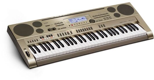 Casio AT-3 Oriental Electronic Keyboard (61-Key), Angle