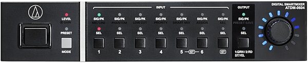 Audio-Technica ATDM-0604 Digital SmartMixer, New, Front