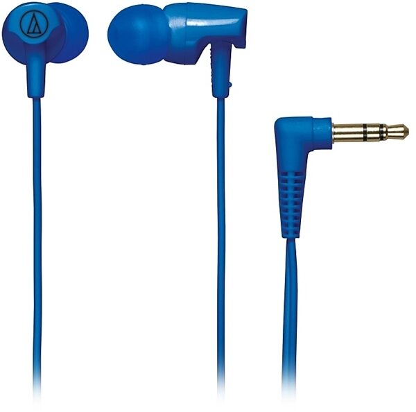Audio-Technica ATH-CLR100 In-Ear Headphones, Blue, Blue