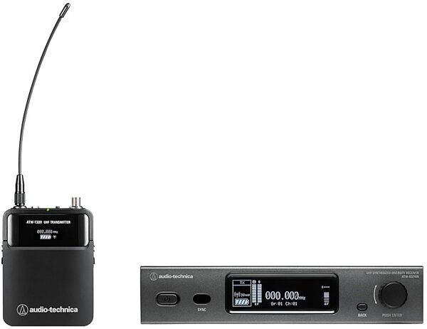 Audio-Technica ATW-3211N 3000 Series Wireless Bodypack System (Network-Enabled), Band EE1: 530.000 to 589.975 MHz, Main