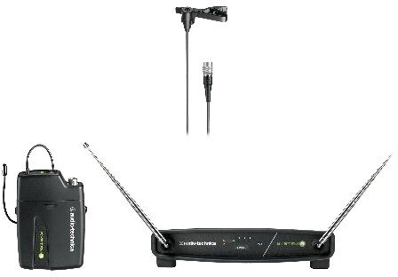 Audio-Technica ATW-901A/L System 9 Wireless Lavalier Microphone System, New, Main