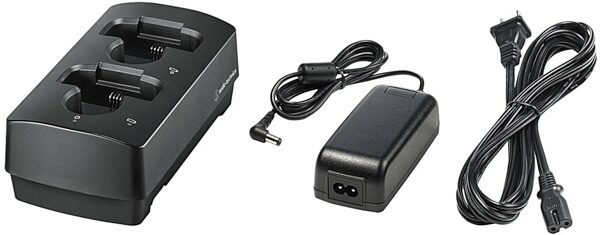 Audio-Technica ATW-CHG3NAD Networked Two-Bay Charging Station with AC Adapter (3000 Series), New, Main