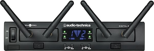 Audio-Technica ATW-1312 System 10 PRO Digital Wireless Handheld and Bodypack System (2.4 GHz), New, Action Position Back