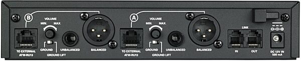 Audio-Technica ATW-1301/L System 10 PRO Digital Wireless Bodypack Lavalier System (2.4 GHz), New, Action Position Back