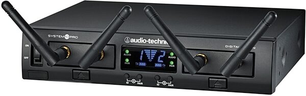 Audio-Technica ATW-1311 System 10 PRO Digital Dual Wireless Bodypack System (2.4 GHz), New, Action Position Back