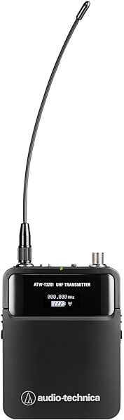 Audio-Technica ATW-3211N831 3000 Series Wireless Lavalier Microphone System (Network-Enabled), Band DE2: 470.125 to 529.975 MHz, Bodypack Transmitter