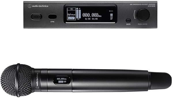 Audio-Technica ATW-3212/C510 Fourth-Generation 3000 Series Wireless Vocal Microphone System, Band DE2 (470.125 - 529.975 MHz), Main