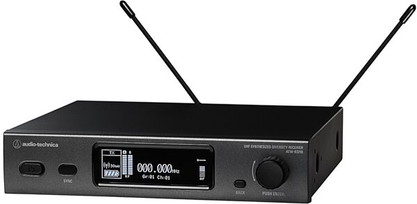 Audio-Technica ATW-3211 Fourth-Generation 3000 Series Wireless Bodypack System, Band DE2 (470.125 - 529.975 MHz), Receiver