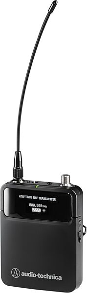 Audio-Technica ATW-3211/831 Fourth-Generation 3000 Series Wireless Lavalier System, Band DE2 (470.125 - 529.975 MHz), Action Position Back