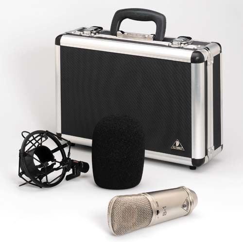 Behringer B-1 Single Diaphragm Studio Condenser Microphone, With Included Accessories