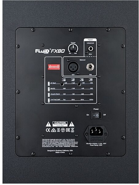 Fluid Audio FX80 Powered Studio Monitor, 8 Inch, View