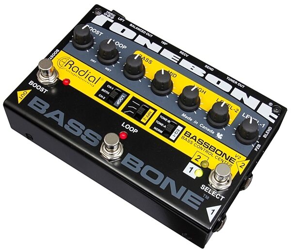 Radial Tonebone Bassbone V2 Bass Guitar Preamp Pedal, New, view