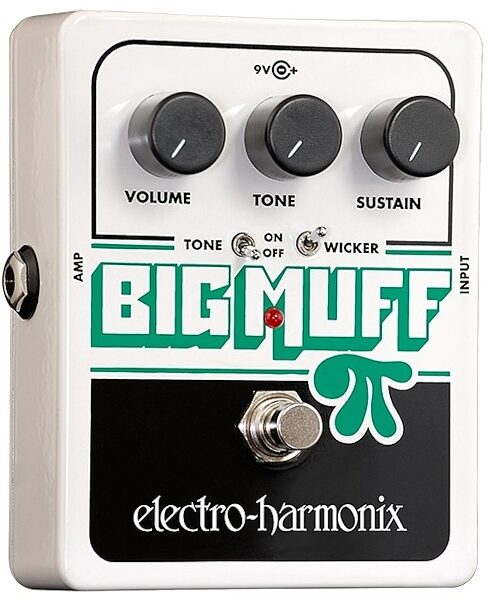 Electro-Harmonix Big Muff Pi with Tone Wicker Distortion Pedal, Warehouse Resealed, Main