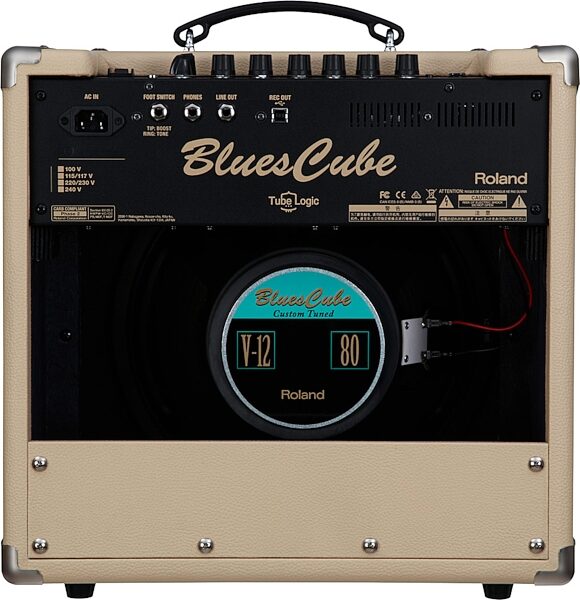 Roland Blues Cube Hot Guitar Combo Amplifier, Vintage, Warehouse Resealed, Vintage Back