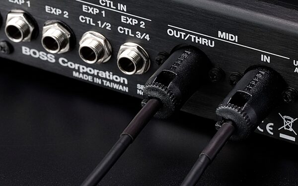 Boss PB-1 Multi Directional MIDI Cable, 1', Action Position Front