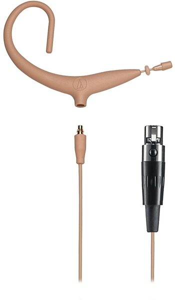 Audio-Technica BP893x-cT4 Omnidirectional Condenser Headworn Microphone, Beige, BP893xcT4-TH, Main