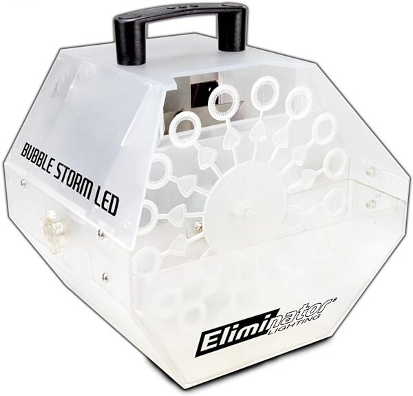 Eliminator Lighting Bubble Storm LED Bubble Machine, New, Fixture Front