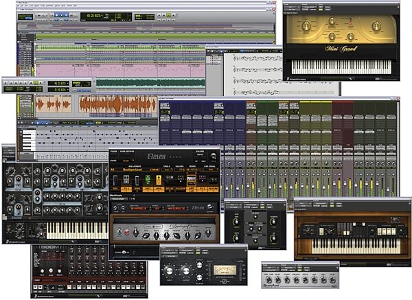 Avid Eleven Rack Guitar Recording and Effects Audio Interface (with Pro Tools 11), Pro Tools Screenshot