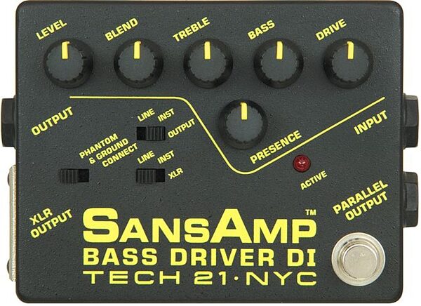 Sansamp bass driver di схема