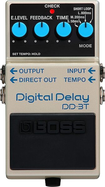 Boss DD-3T Digital Delay Pedal, New, Action Position Back